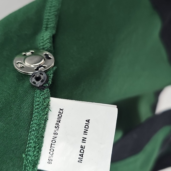 eShakti Forest Green wBlack Trim Cottagecore 50s Retro Fit&Flare Midi Dress - Picture 12 of 16